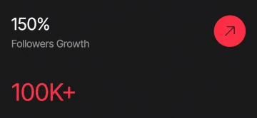 followers growth card