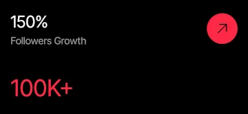 followers growth card